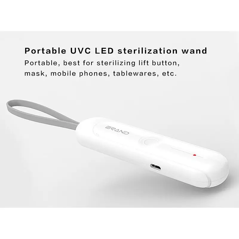 Portable handheld light lamp cell phone uvc sterilizer stick