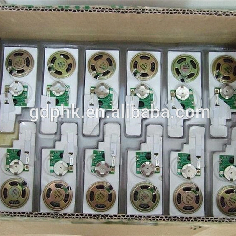 greeting card sound chip sound module/Metal material speaker music chip for greeting card