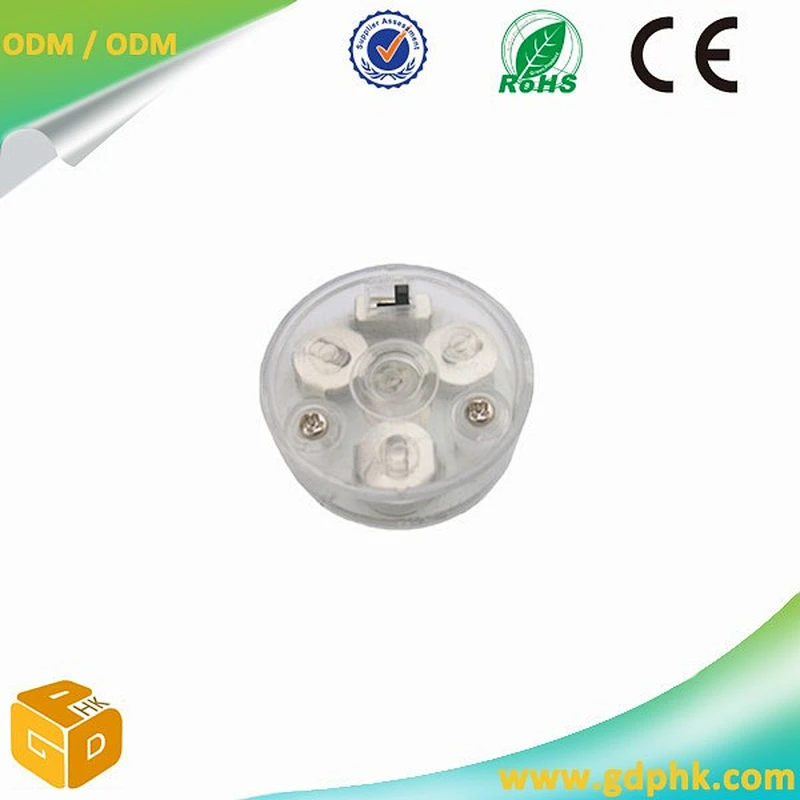 Plastic custom pre-recorded sound device/message box led light sensor module for toys