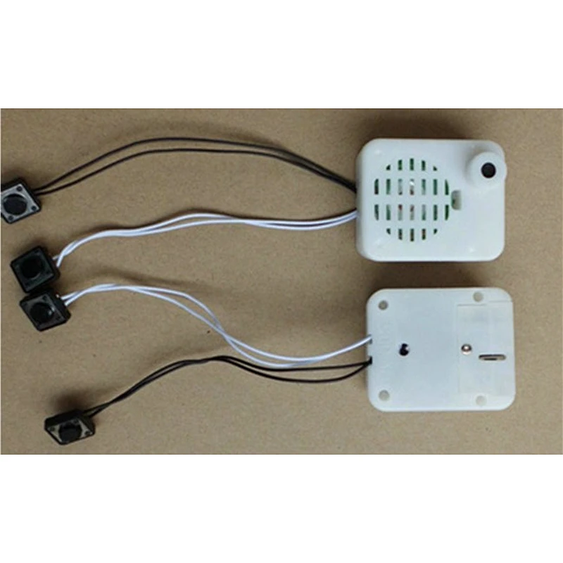 20 seconds re-recordable sound module for toys with playback button