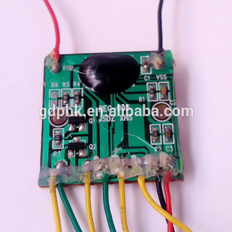 Funny musical sound chip for card voice recording music chips for toys and greeting cards