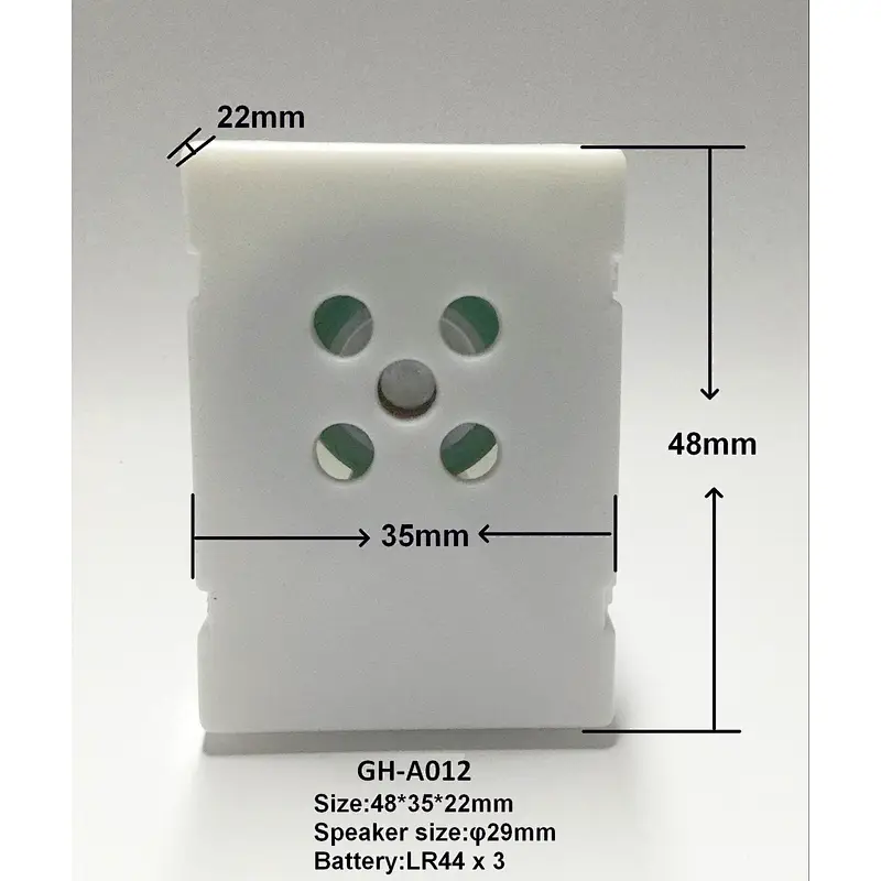 Can record voice music chip recording box module buttons for plush toys, stuffed animals, doll and children