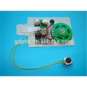 Happy birthday musical sound chip for christmas greeting card