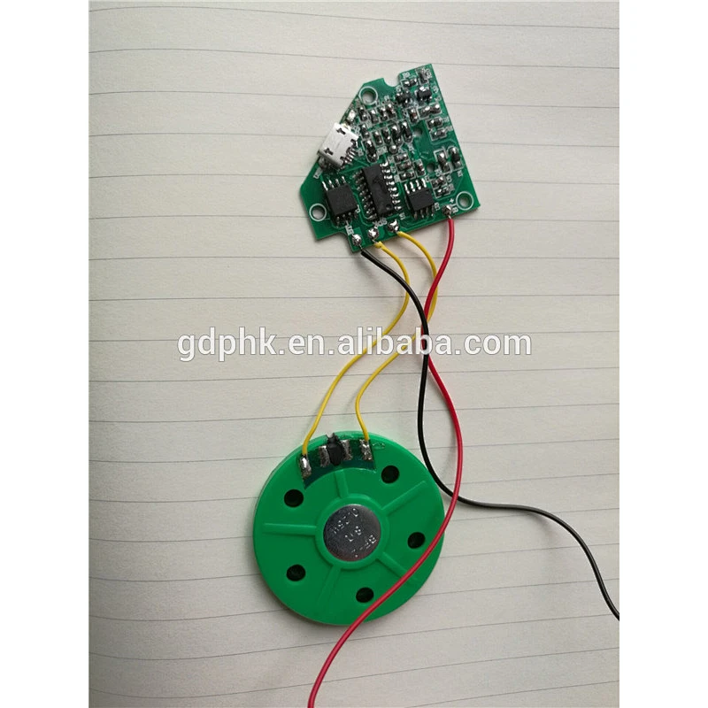 Push button music boxes musical recordable sound box module for toys