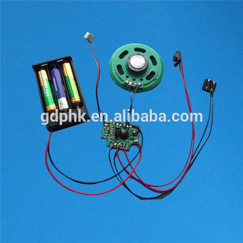 recordable sound module for greeting cards