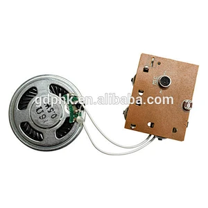 Supplier programmable sound chip pre-recorded musical sound chip for cards
