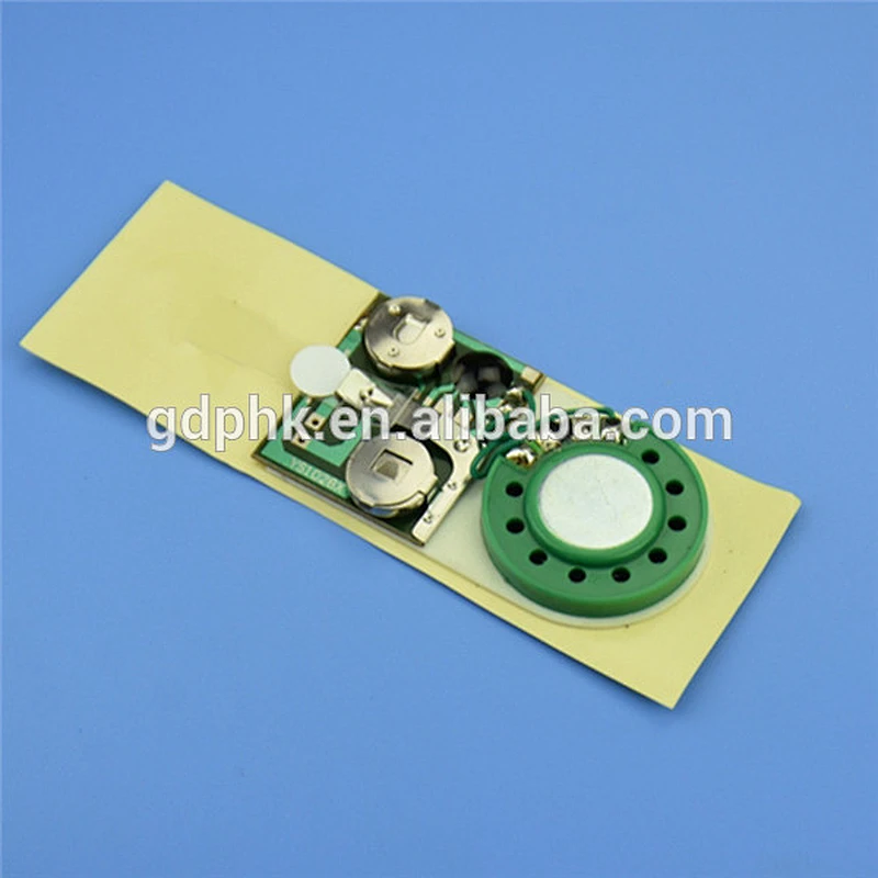 Recordable Sound Module Music Voice Chip MP3 Module Programmable For Greeting Card/Postcard/Toys