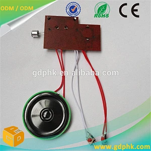 push button control greeting card sound chip mini voice recorder sound chip for toy