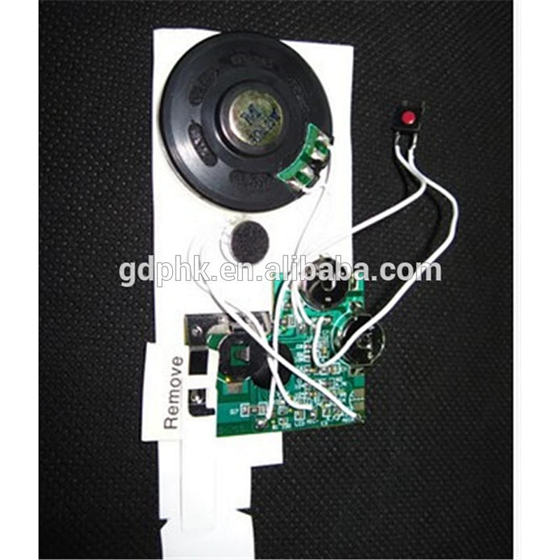 greeting card music chip toy sound modules supplier sound chip