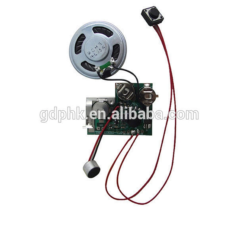 Super clear sound quality recordable sound chip for greeting card