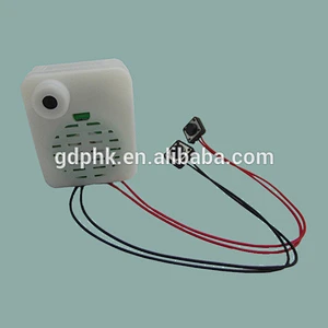 Push button square sound box mini recordable sound modules for toys