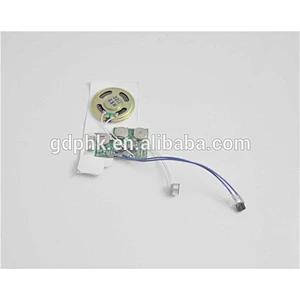 Greeting card recordable sound module