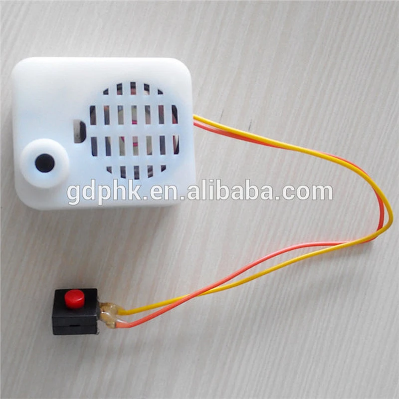 Small recordable sound chip / plastic case sound chip for toys