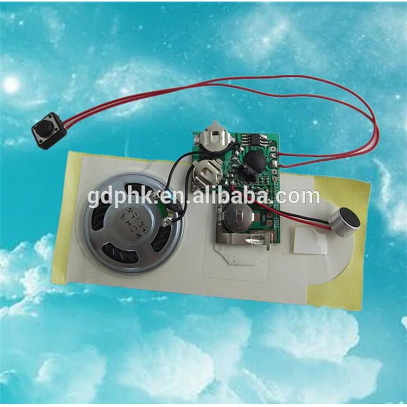 greeting card sound chip recordable sound module for greeting cards