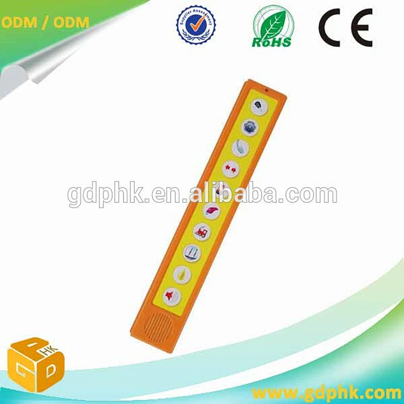 Customized electronic children books sound module for books with Multiple Keys