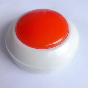 Push button music box voice recorded light sound button voice recorder