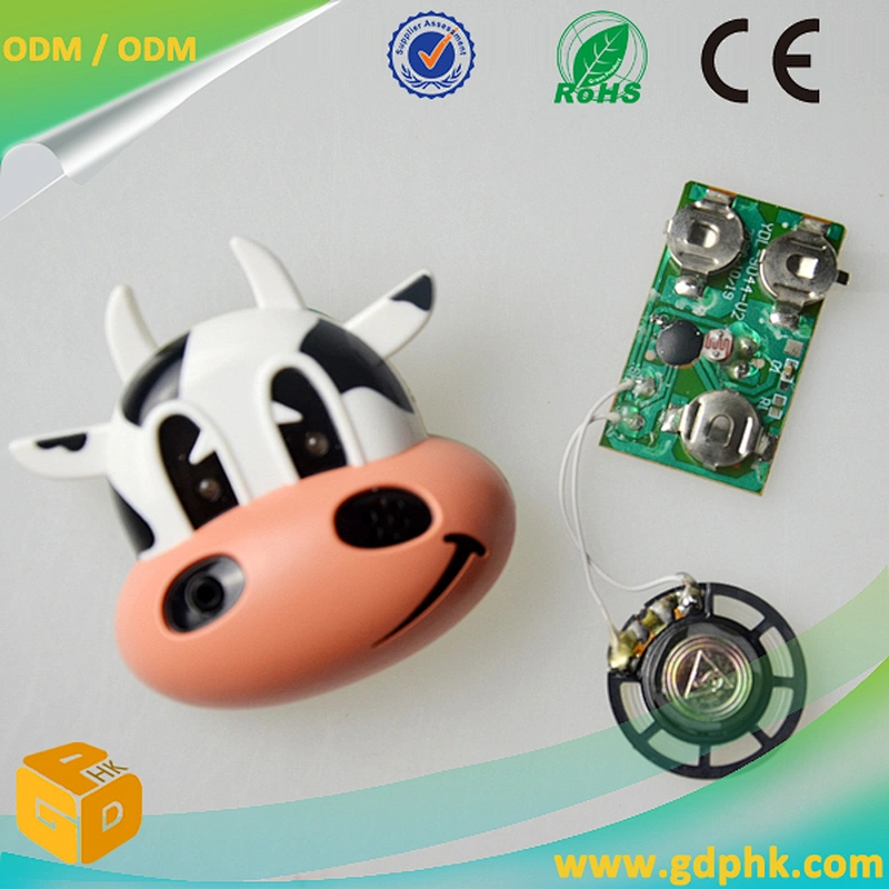 Speaker Type greeting card music chip sound module for toy
