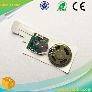Programmable pre-recorded sound chip for plush toy and doll