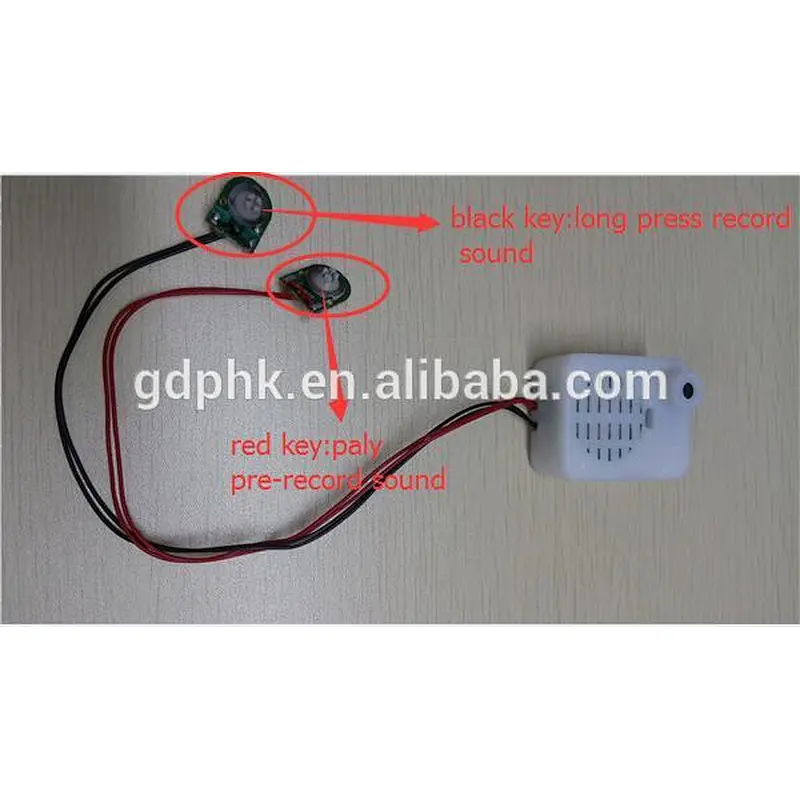 Recordable sound module for toys