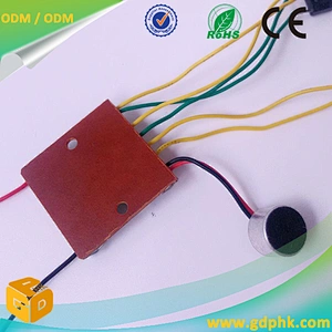 greeting card sound module with customized music