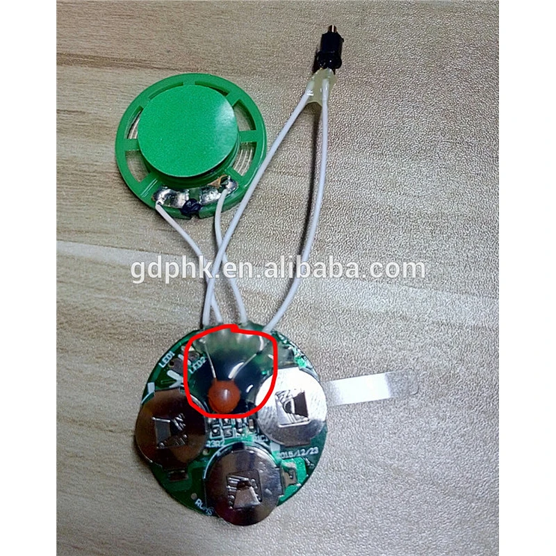 Happy musical sound chip for card / clear sound pre-recording deivece for toy