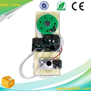 OEM and ODM greeting card sound module and voice recorder module