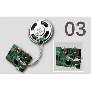 High quality recordable sound chips for books/light activated sound chips