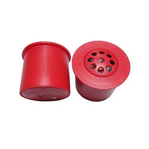 Round music box squeeze box with external button