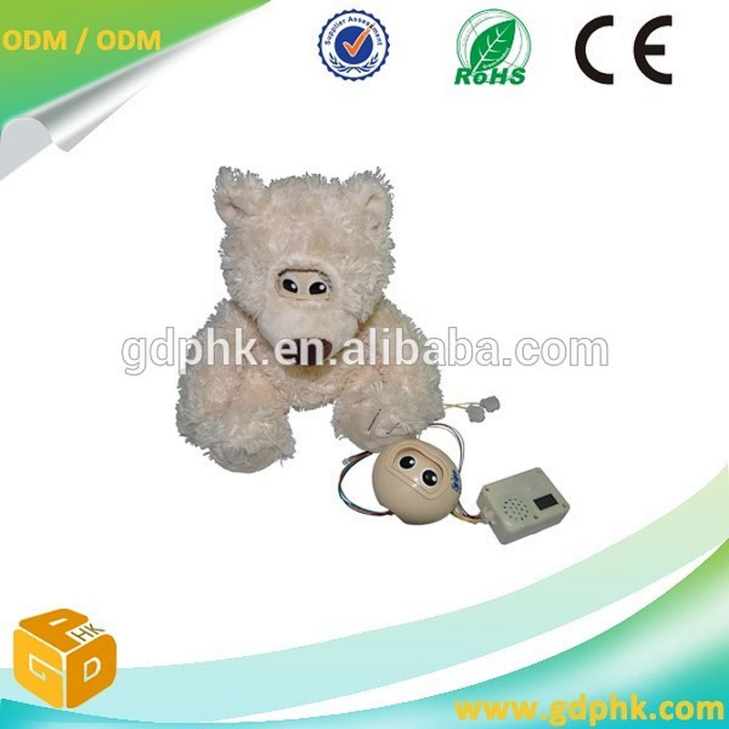 Children alarm clock toy, plush alarm clock toy customized for children
