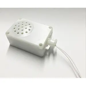 custom music box removable battery within external button and external LED