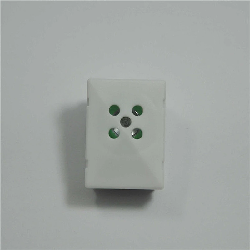 Speaker type push button recordable voice box white plastic case sound module button
