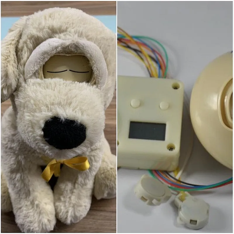 The alarm clock function - moving electronic toy module with music and movement for plush dolls toys
