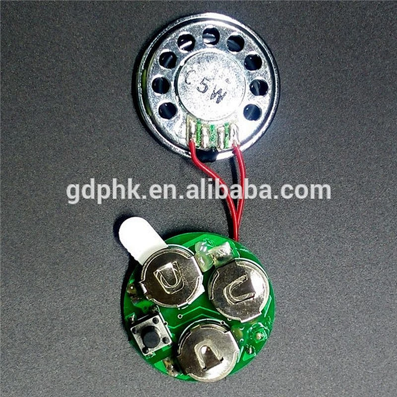 Hot selling mini sound chip musical sound chip for cards