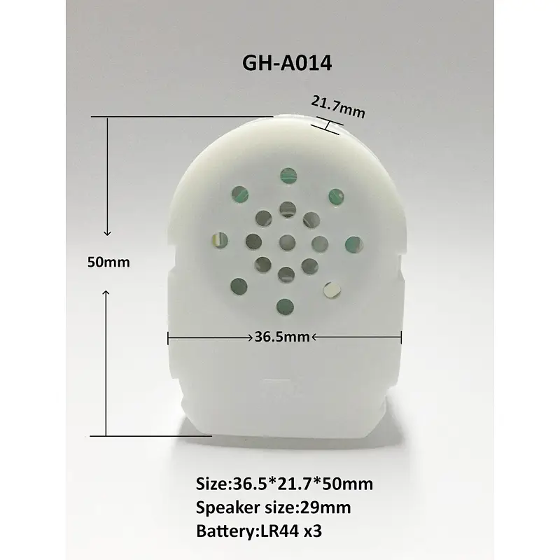 Vibration plush toy sound box push button sound module for dolls