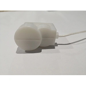 Single round pull string small toy mechanism