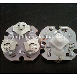 Button cell power flashing led module