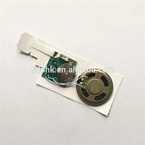 Happy birthday musical sound chip for christmas greeting card