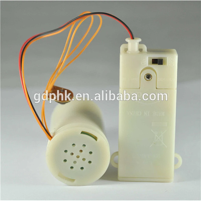 Battery Operated music box shaking motion sensor sound module for toys with battery box