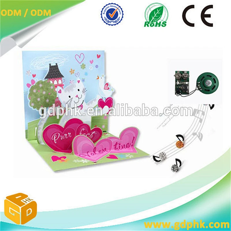 Electronic sound module programmable sound chip greeting card sound module