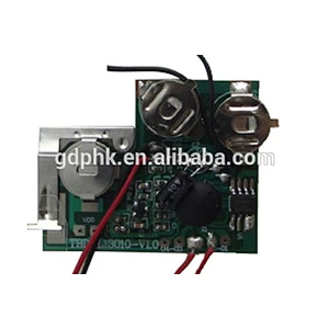 light activated sound module/recordable sound module for greeting cards