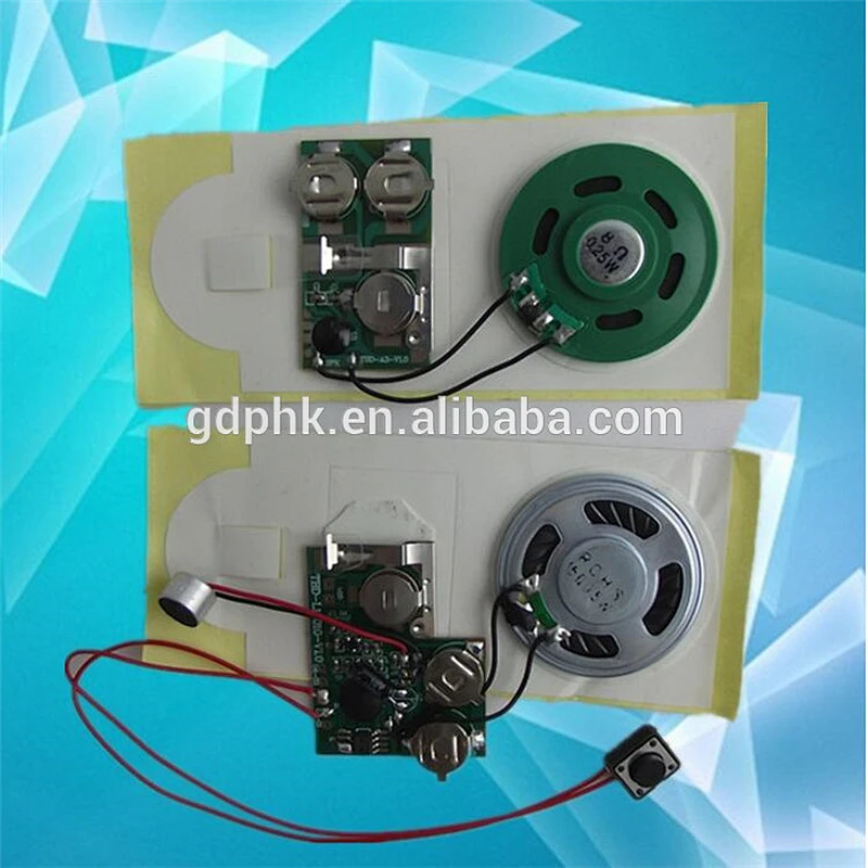 Record-able Sound Chip greeting card sound module Sound chip