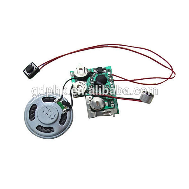 Super clear sound quality recordable sound chip for greeting card