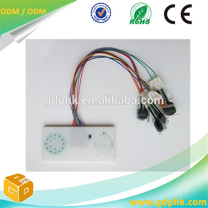 motion sensor pre-recordable sound module musical module for toys