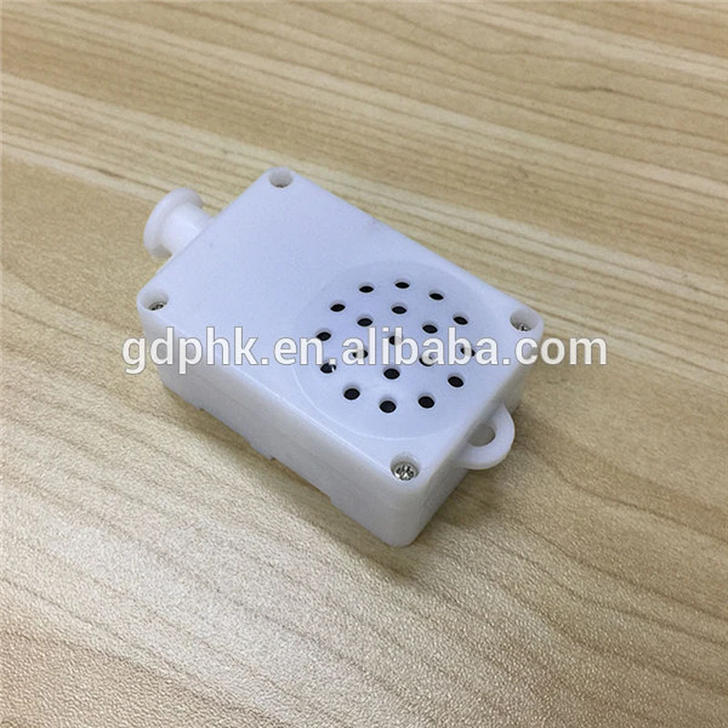 Plastic sound box for toys/battery operated sound module