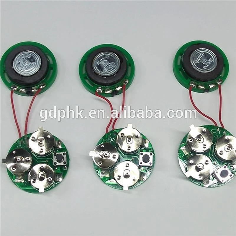 hidden voice recorder chip battery operated light module for books