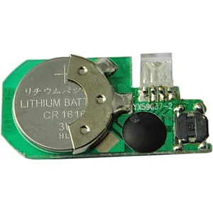 led flashing control chip/ Waterproof sound modules sound ic with press button for toys