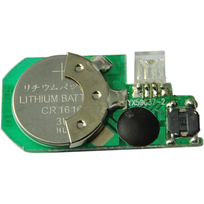 led flashing control chip/ Waterproof sound modules sound ic with press button for toys