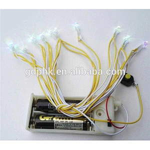 Led Light Activated sound module push button sound box for toys and dolls