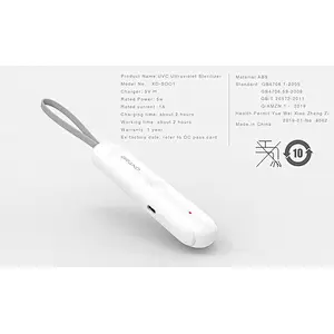 Portable handheld light lamp cell phone uvc sterilizer stick