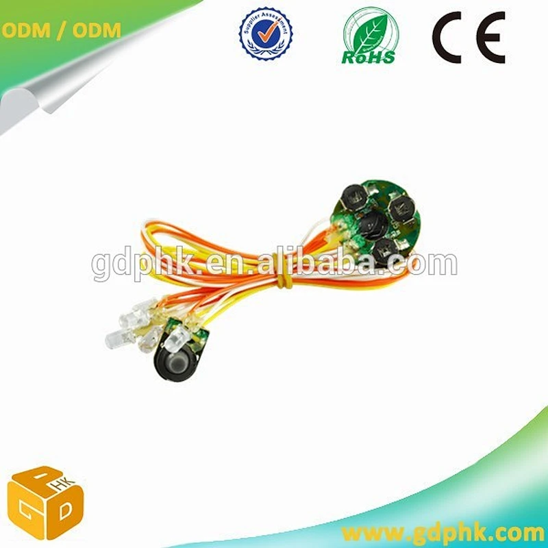 sound module for books /record-able sound module for music box /light activated sound module